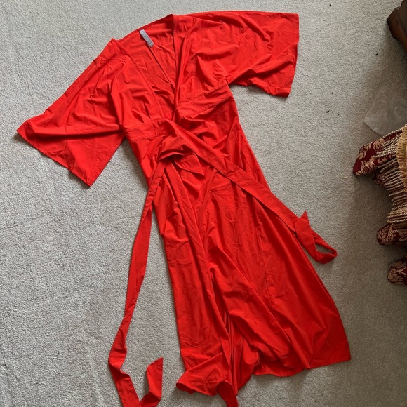 Athleta Calistoga Coverup Kimono in Vermillion - Picture 7 of 7